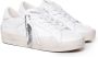 Crime London Lage leren sneakers met uitneembare binnenzool White Dames - Thumbnail 18