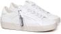 Crime London Witte Leren Sneakers met Bandzool White Heren - Thumbnail 5