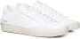 Crime London Witte Leren Sneakers met Off White Suède Details White - Thumbnail 4