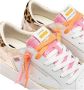 Crime London Witte leren sneakers met platinacrackle lamina - Thumbnail 3