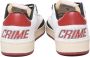 Crime London Witte Leren Sneakers met Rode Stud White Heren - Thumbnail 4
