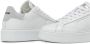 Crime London Witte leren sneakers met zilveren hak - Thumbnail 2