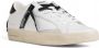 Crime London Witte leren sportieve sneakers met rubberen zool White - Thumbnail 13