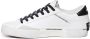 Crime London Witte Leren Sneakers met Zwarte Suède Accenten Wit Heren - Thumbnail 14