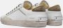 Crime London Witte Sneaker met Olijfgroene Details White Heren - Thumbnail 4