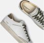 Crime London Witte Sneaker met Olijfgroene Details White Heren - Thumbnail 6