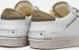 Crime London Witte Sneaker met Olijfgroene Details White Heren - Thumbnail 7