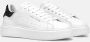 Crime London Witte Sneakers met Glitter Hak White Dames - Thumbnail 2