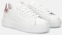 Crime London Witte Sneakers met Strass Hiel White Dames - Thumbnail 2