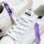 Crime London Witte Sneakers met Strass White Dames - Thumbnail 7
