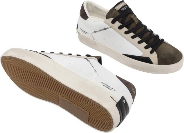 Crime London Witte Sneakers voor een stijlvolle look