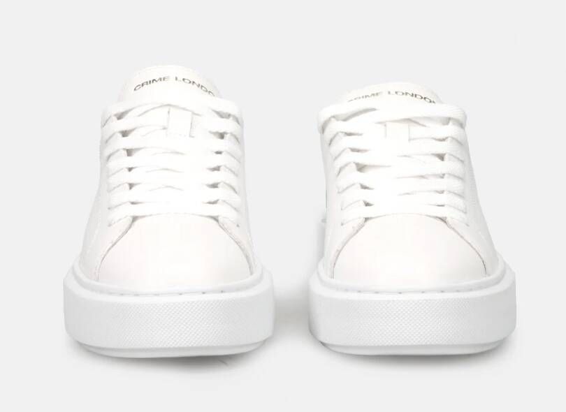 Crime London Witte Sneakers voor Misdaadliefhebbers White Dames