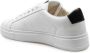 Crime London Witte Leren Sneakers met Ronde Neus en Logo Patch White Heren - Thumbnail 14