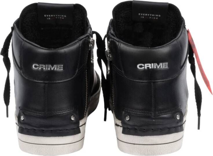 Crime London Zwarte hoge schoen Zwart Heren