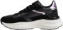 Crime London Zwarte Veterschoenen met Rubberen Zool Black Dames - Thumbnail 3