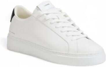 Crime London Zwarte leren sneaker Lente Zomer collectie White Heren