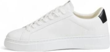 Crime London Zwarte leren sneaker Lente Zomer collectie White Heren
