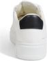 Crime London Witte Leren Sneakers met Ronde Neus en Logo Patch White Heren - Thumbnail 4