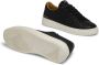 Crime London Zwarte Leren Sneakers Veters Logo - Thumbnail 2