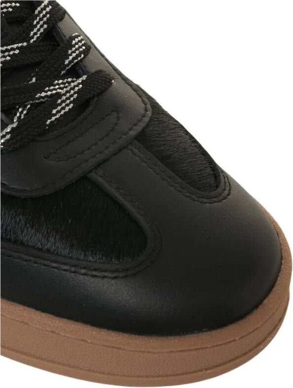Crime London Zwarte Sneakers met Metalen Accenten