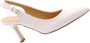 Cristian Daniel Salobre Peep Toe Hak White Dames - Thumbnail 5