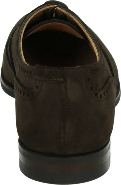 Crockett & Jones Bruine Suède Business Schoenen