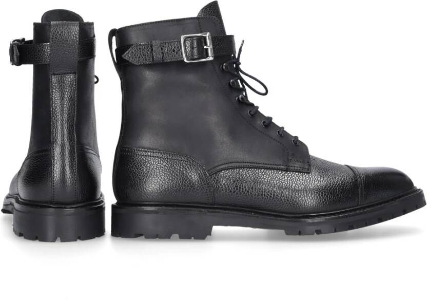 Crockett & Jones Aldershot Zwarte Veterschoenen Zwart Heren Schoenen.nl