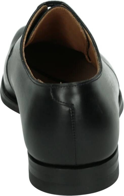 Crockett & Jones Zwarte zakelijke schoenen met leren zool