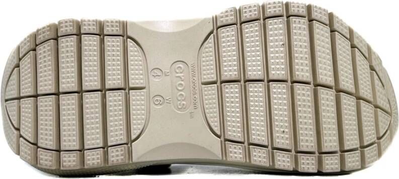 Crocs Beige Sandalen Mega Crush Clog Beige Dames