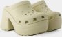 Crocs Beige Siren Chain Slides Instappers Synthetisch Beige Dames - Thumbnail 3