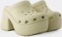 Crocs Beige Siren Chain Slides Instappers Synthetisch Beige Dames - Thumbnail 2