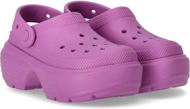 Crocs Bubble Stomp Klomp Pink Dames