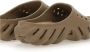 Crocs Groene Slide Heren Slippers Lichtgewicht Green Heren - Thumbnail 9
