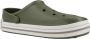 Crocs Off Court Logo Clog 209651-309 nen Groen Slippers - Thumbnail 8