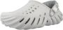 Crocs Witte Echo Clog Sandalen White Heren - Thumbnail 4