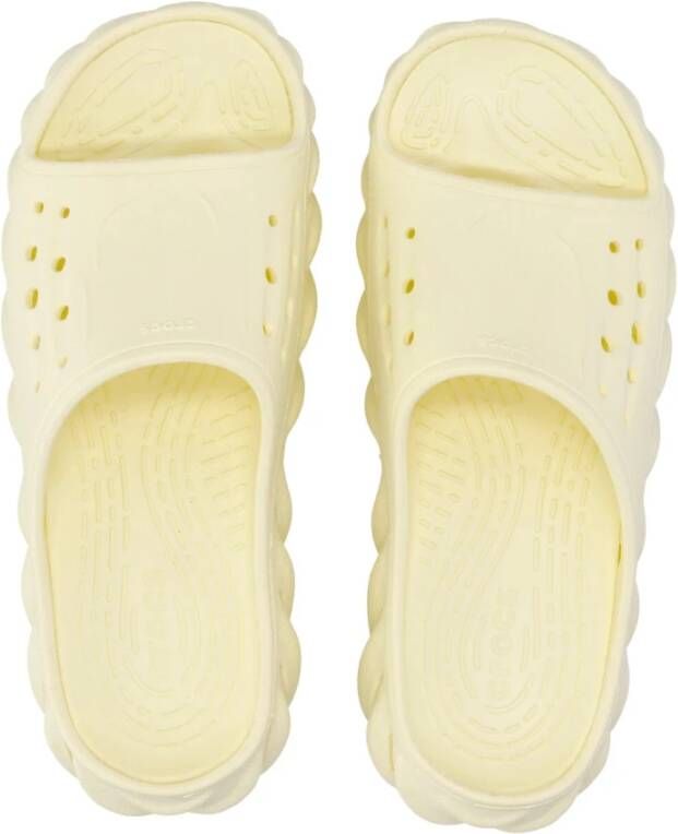 Crocs Echo Slide Streetwear Pantoffels Beige Heren