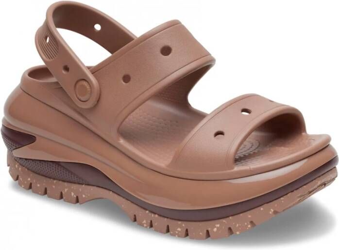 Crocs Flat Sandals Brown Dames