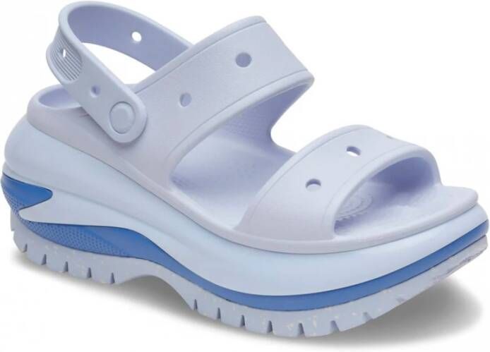 Crocs Flat Sandals Blue Dames