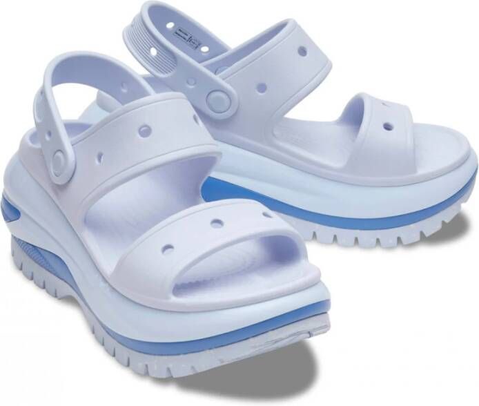 Crocs Flat Sandals Blue Dames