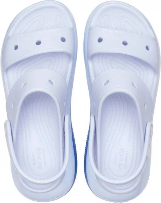 Crocs Flat Sandals Blue Dames