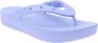 Crocs Classic Platform Slippers Blauw Vrouw - Thumbnail 4