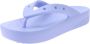 Crocs Classic Platform Slippers Blauw Vrouw - Thumbnail 6