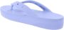Crocs Classic Platform Slippers Blauw Vrouw - Thumbnail 8