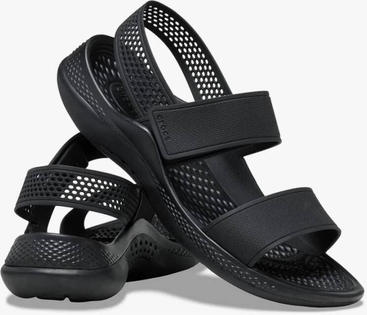 Crocs Flat Sandals Zwart Dames