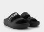 Crocs Classic Cozzzy Sandal Volwassenen Slippers Zwart Zwart - Thumbnail 9