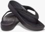 Crocs Vrouwenslippers Classic Platform Flip Black Dames - Thumbnail 3