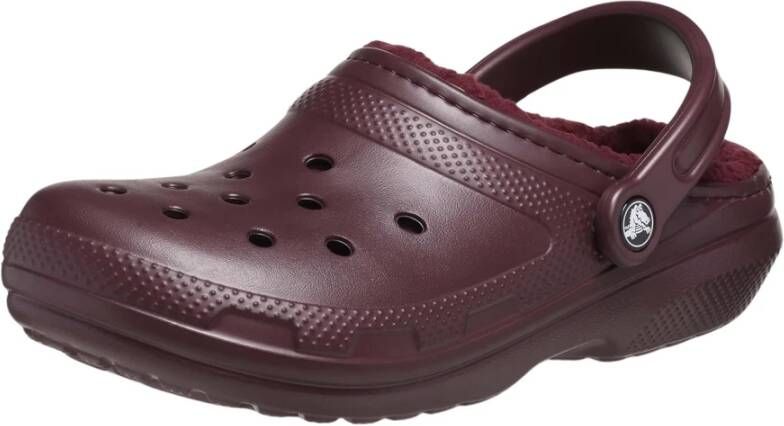 Crocs Gevoerde klomp met zachte voering en hielband Red Heren