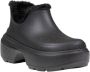 Crocs Zwarte enkellaarsjes met faux-fur voering Black - Thumbnail 17