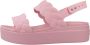 Crocs Geweven sleehakken voor stijlvol comfort Pink - Thumbnail 7