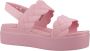 Crocs Geweven sleehakken voor stijlvol comfort Pink - Thumbnail 9